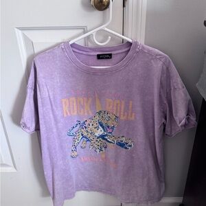 Zutter Purple Graphic Short Sleeve Tee